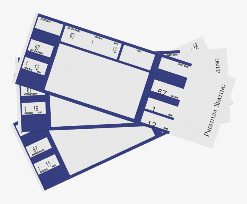 Share This Image - Blank Concert Ticket Png, transparent png download