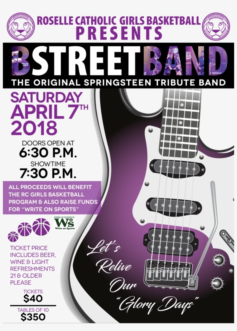 Rc Bstreet Band Poster, transparent png download