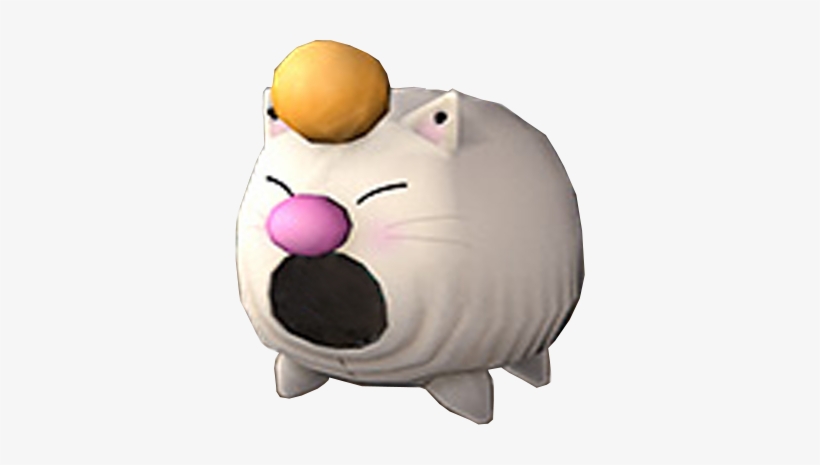 [fluff]when A Moogle And A Fat Cat Love Each Other - Cat, transparent png download