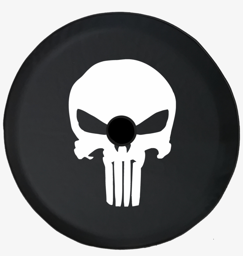 Jeep Wrangler Jl Backup Camera Punisher Skull A101 - Punisher Skull, transparent png download