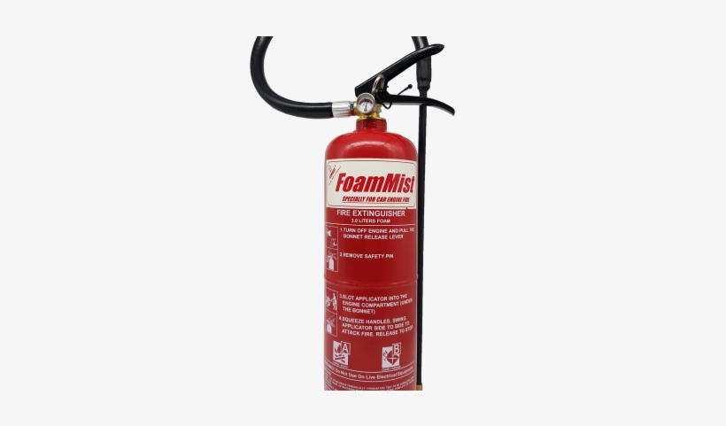 Foammist Fire Extinguisher - Cylinder, transparent png download