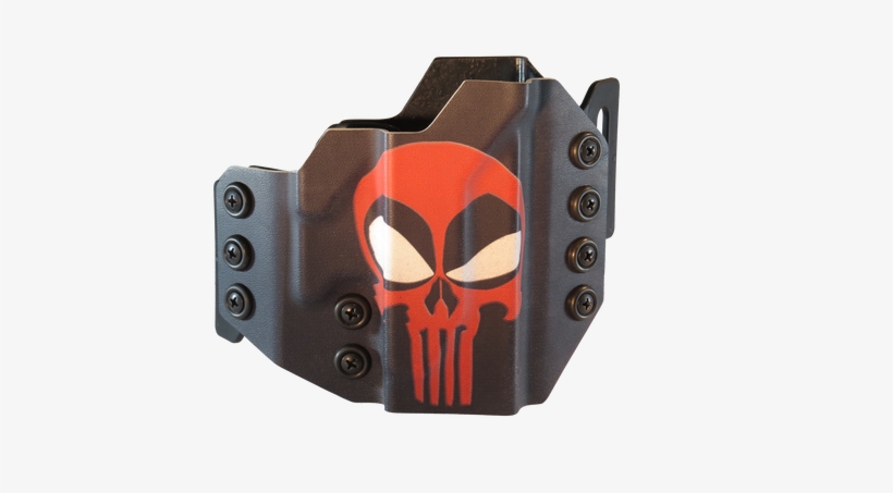 Punisher Deadpool Skull - Buckle, transparent png download