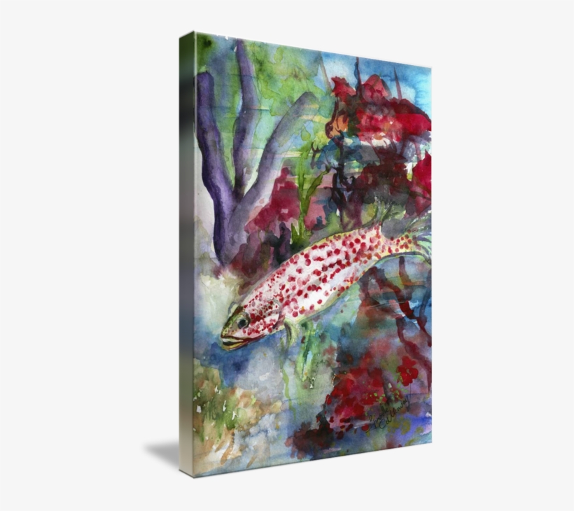Vector Transparent Library Ocean Life Coral Fish By - Watercolor Painting, transparent png download