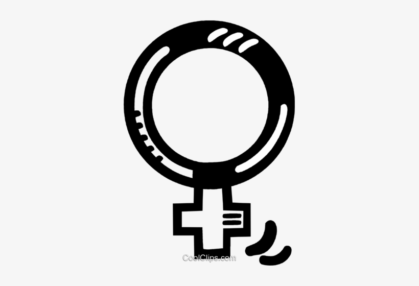 Female Symbol Royalty Free Vector Clip Art Illustration, transparent png download