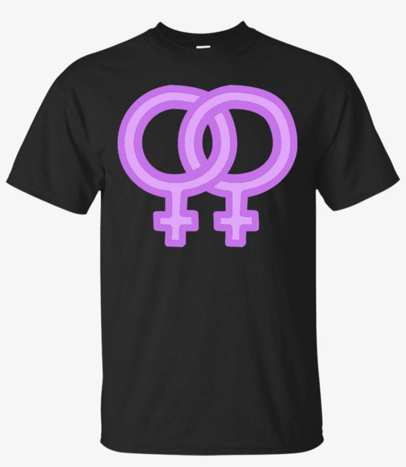 Lesbian Female Symbol T-shirt - T-shirt, transparent png download