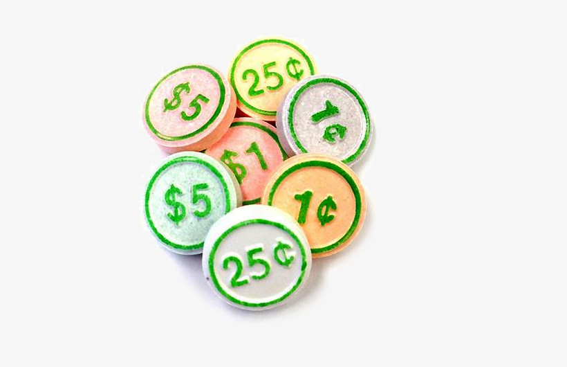 Smarties Candy Money Rolls - Sticker, transparent png download
