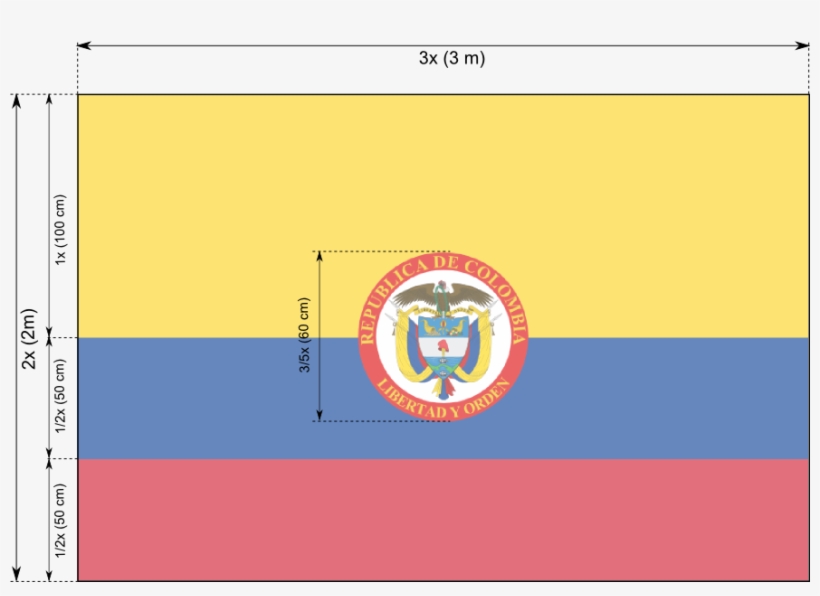 Presidential Flag Of Colombia - Mi País Tote Bag, transparent png download