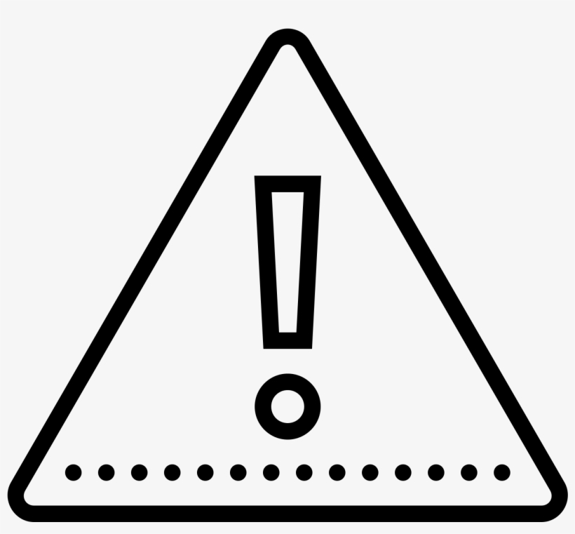 Error Icon - Triangle, transparent png download