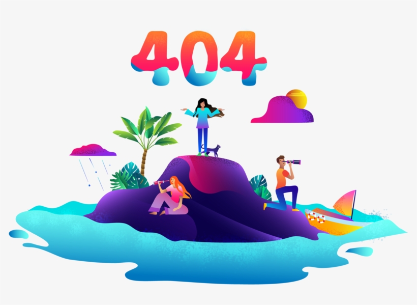 404 Error Lettering Website Logo Flat Animation Web, transparent png download
