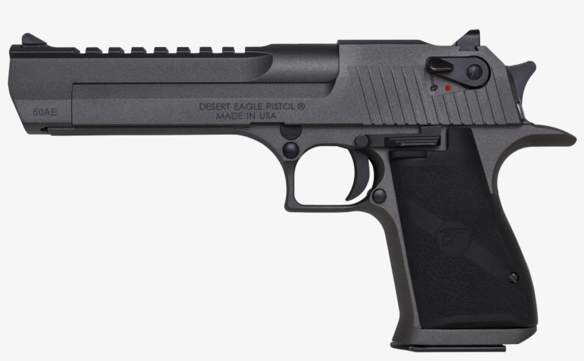 D-50 - Desert Eagle 50 Ae With Muzzle Brake, transparent png download