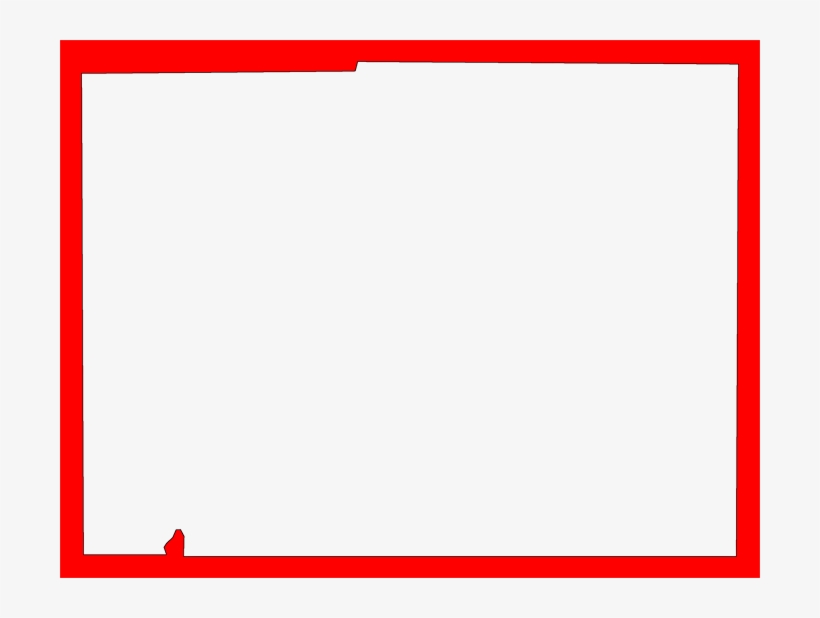 A Plain Frame Map Of Desoto - Parallel, transparent png download