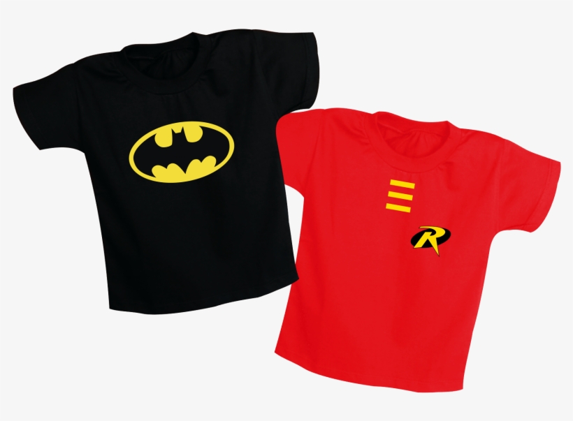 Camiseta Para Gêmeos Batman / Robin - Batman - Bm Neon Distress Logo, transparent png download