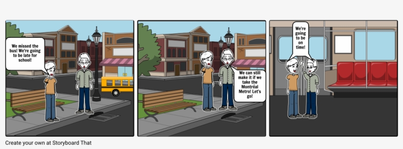 The Montréal Metro - Storyboard, transparent png download