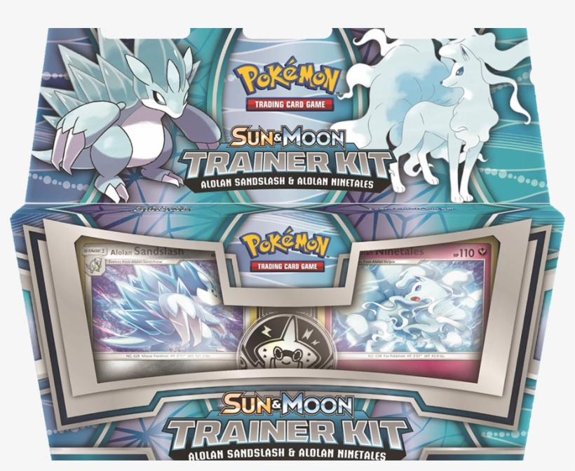Trainer Kit Alola Sandslash Ninetales - Pokémon Sun And Moon Trainer Kit, transparent png download