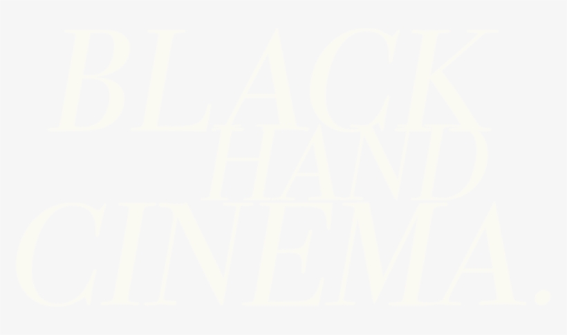 Black Hand Cinema Enter - Poster, transparent png download