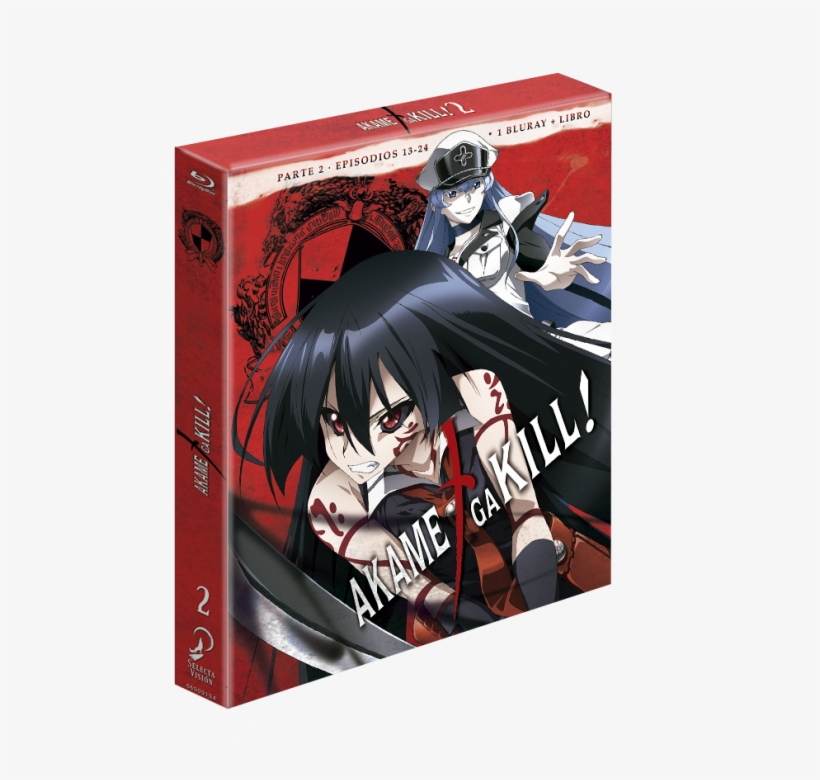 Akame Ga Kill Episodios 13 A - Akame Ga Kill Part 2 Selecta Visión Cover, transparent png download