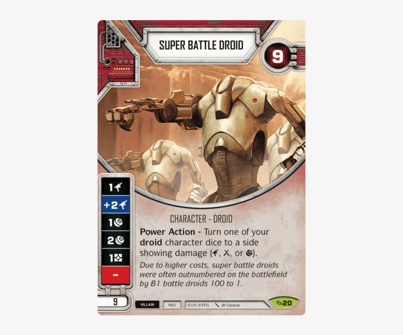 Super Battle Droid - Star Wars Destiny Droid, transparent png download