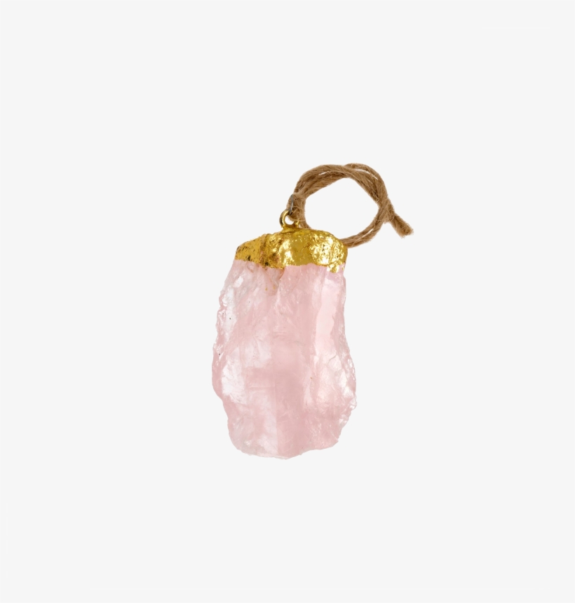 Rose Quartz Gem Ornament - Handbag, transparent png download