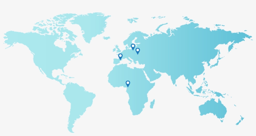 Invall - Vector World Map Flat, transparent png download