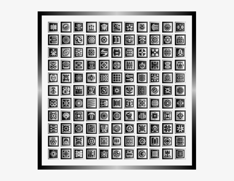 Abstract Tiles Viscious Speed 555px - Alphabet Background, transparent png download