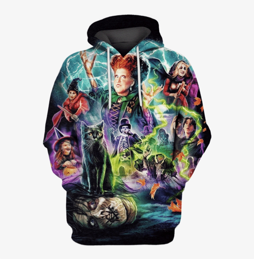 3d Hocus Pocus Hoodie - Hocus Pocus 3d Hoodie, transparent png download