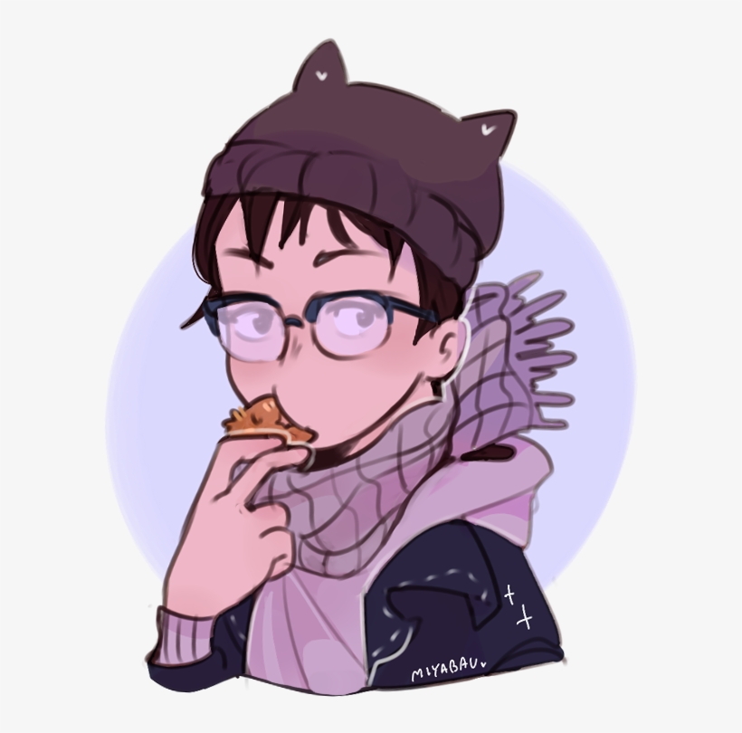 With Glasses 💘💘💘 ” - Yuri Katsuki Fanart Transparent, transparent png download
