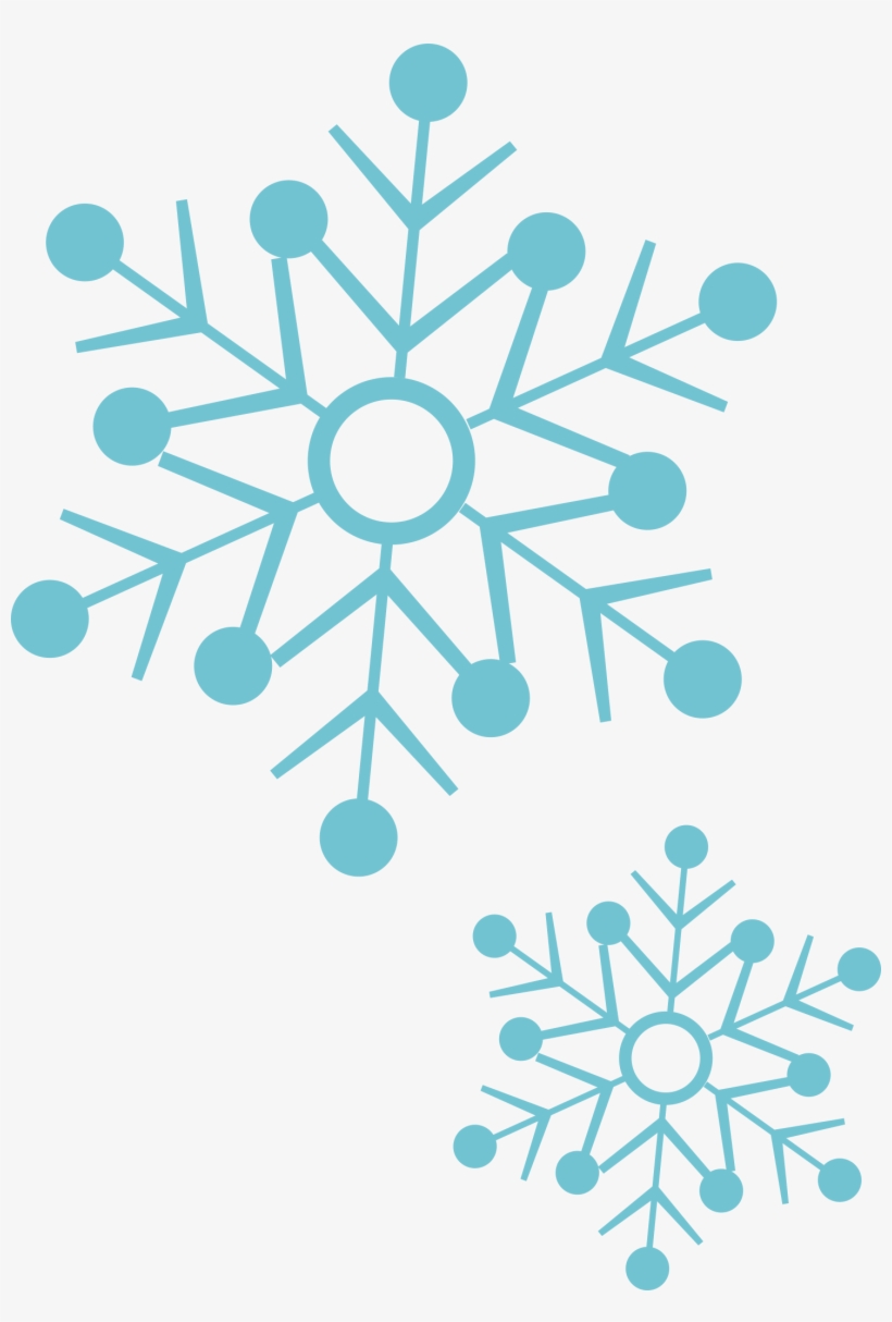 Snowflake Design Icon Blue Creative - Circle, transparent png download