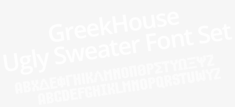Ugly Sweater Font - Screaming Man, transparent png download