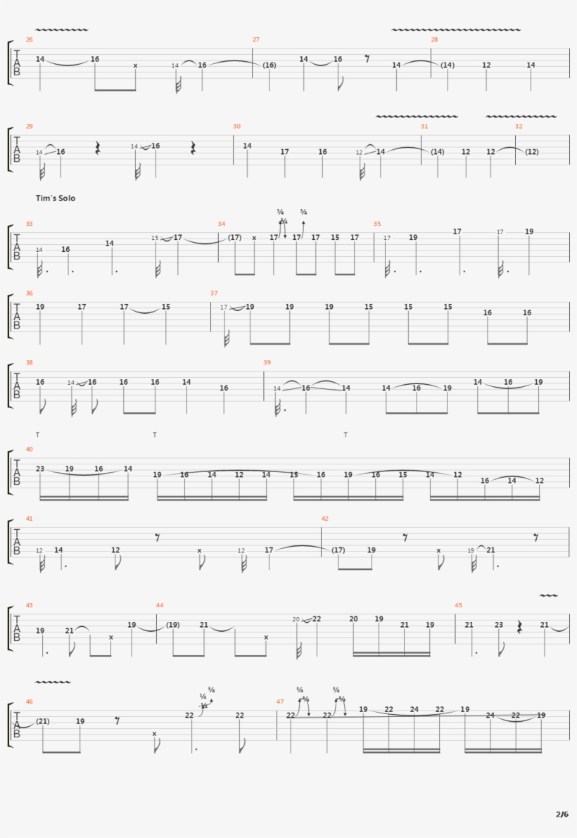 James Franco吉他谱 James Franco吉他谱 - Sheet Music, transparent png download