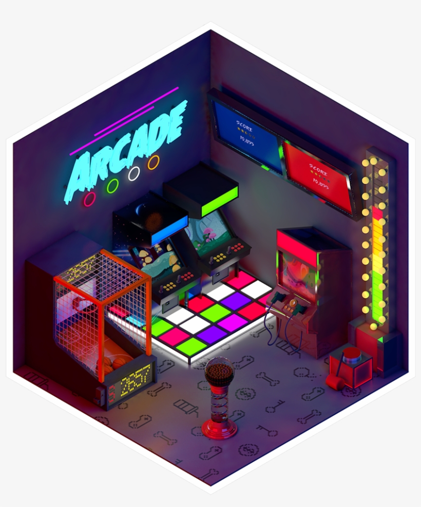 Arcade On Behance - Graphic Design, transparent png download