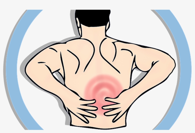 Back Pain And Unhealthy Behavior Go Hand In Hand - Lower Back Pain Clipart, transparent png download