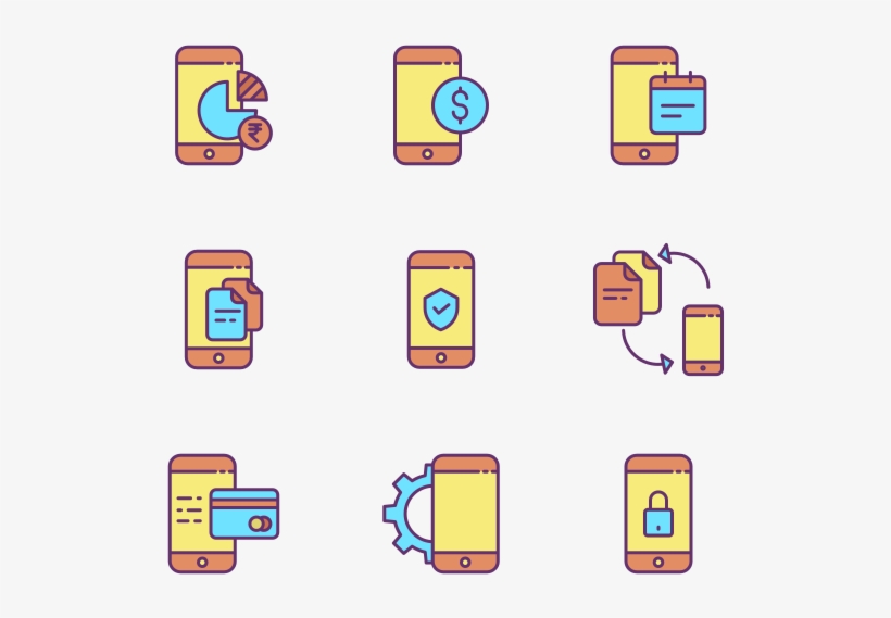 Mobile Application, transparent png download
