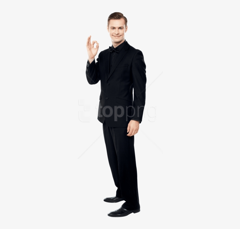 Free Png Download Men Pointing Perfect Symbol Png Images, transparent png download