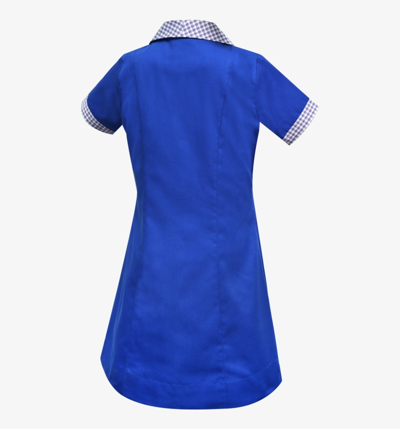 School Uniform Dress Back View - Day Dress, transparent png download