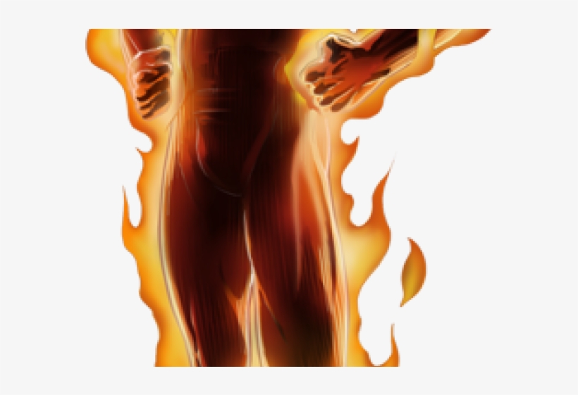 Human Torch Png Transparent Images - Illustration, transparent png download