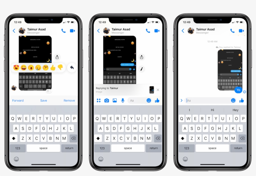 Facebook Messenger Threads - Ios Menu Design, transparent png download