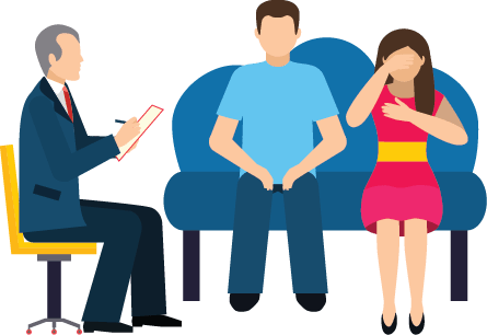 Counseling Clipart Marriage Family Therapist - Counseling (445x306), Png Download