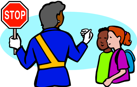 Picture Royalty Free Panda Free Images Guardclipart - School Crossing Guard Clipart (581x369), Png Download