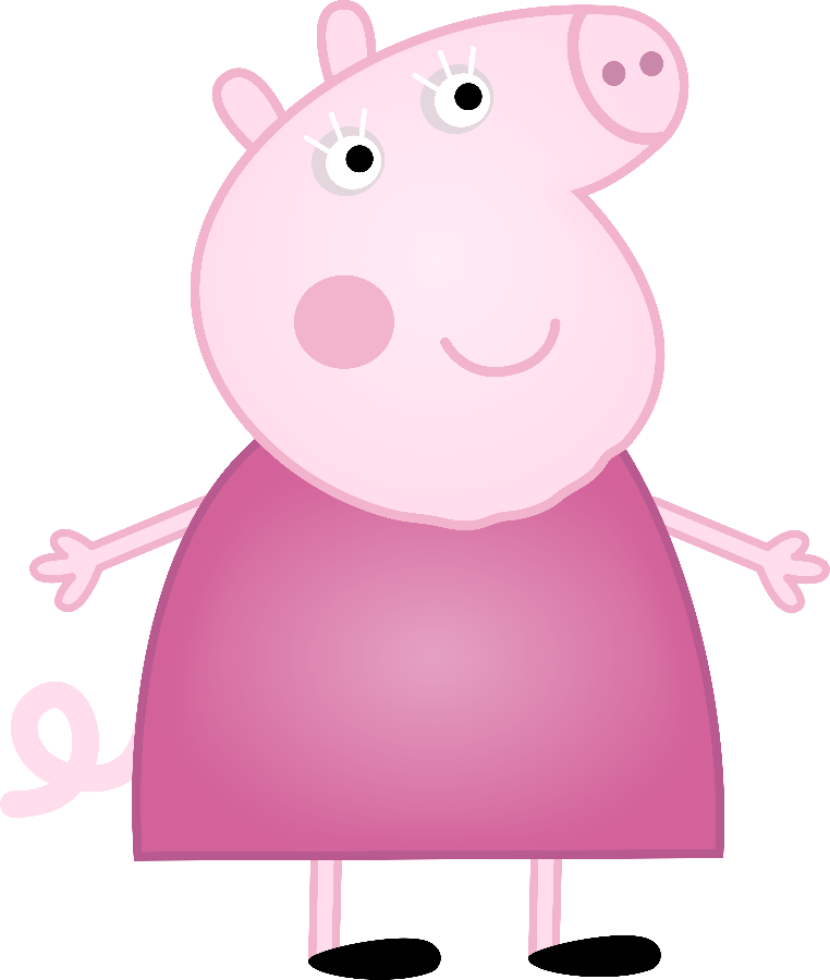 Arquivo Dos Álbuns Friends Clipart, Family Clipart, - Mama Peppa Pig (762x900), Png Download