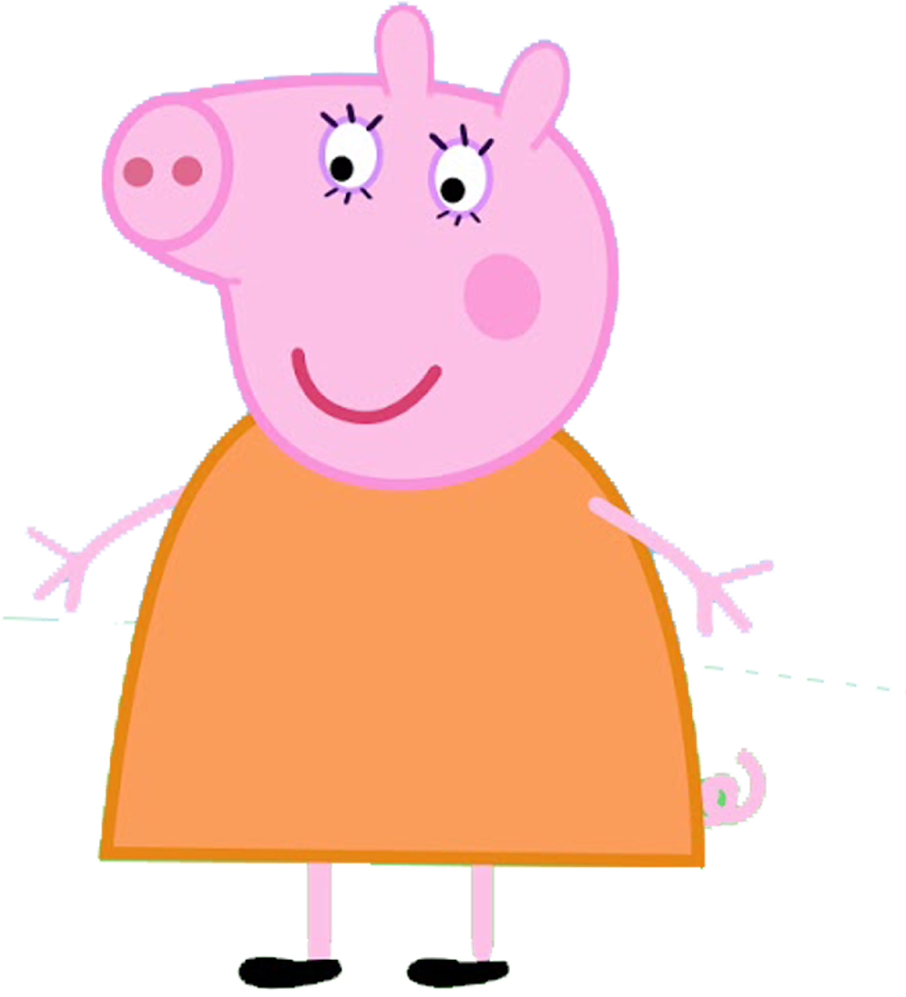 Peppa Pig Birthday Png Clipart Transparent Stock - Peppa Pig Maman Pig (1028x1600), Png Download