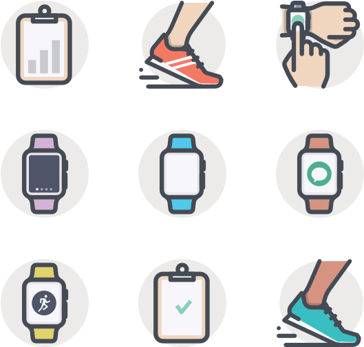 Running 35 Icons - Run Icons Png (600x564), Png Download