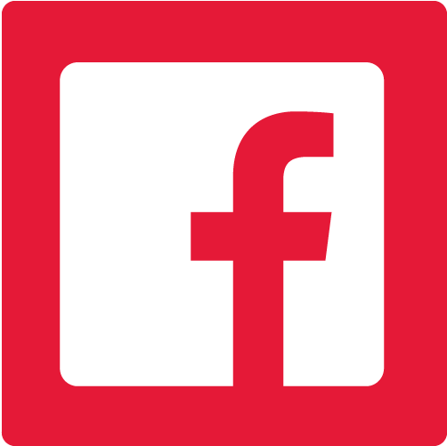 Clip Art Library Library Logos - Facebook Png Logo Red (600x600), Png Download