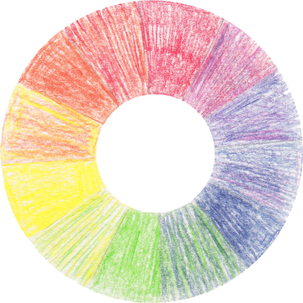 You Can See The Individual Colors That Were Used - Colour Wheel Colouring Pencil (1200x1200), Png Download