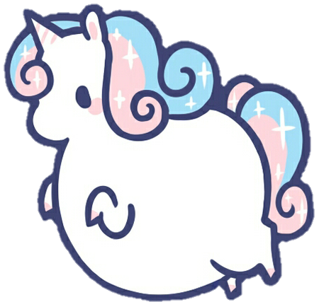 Png Library Download Unicorn Pinkestpeach - Transparent Tumblr Unicorn (449x433), Png Download
