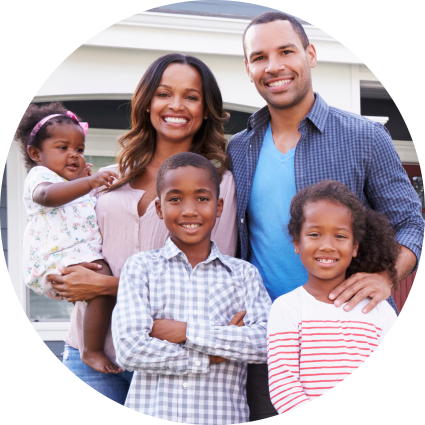 Black Family - Mississippi African American Family (425x425), Png Download
