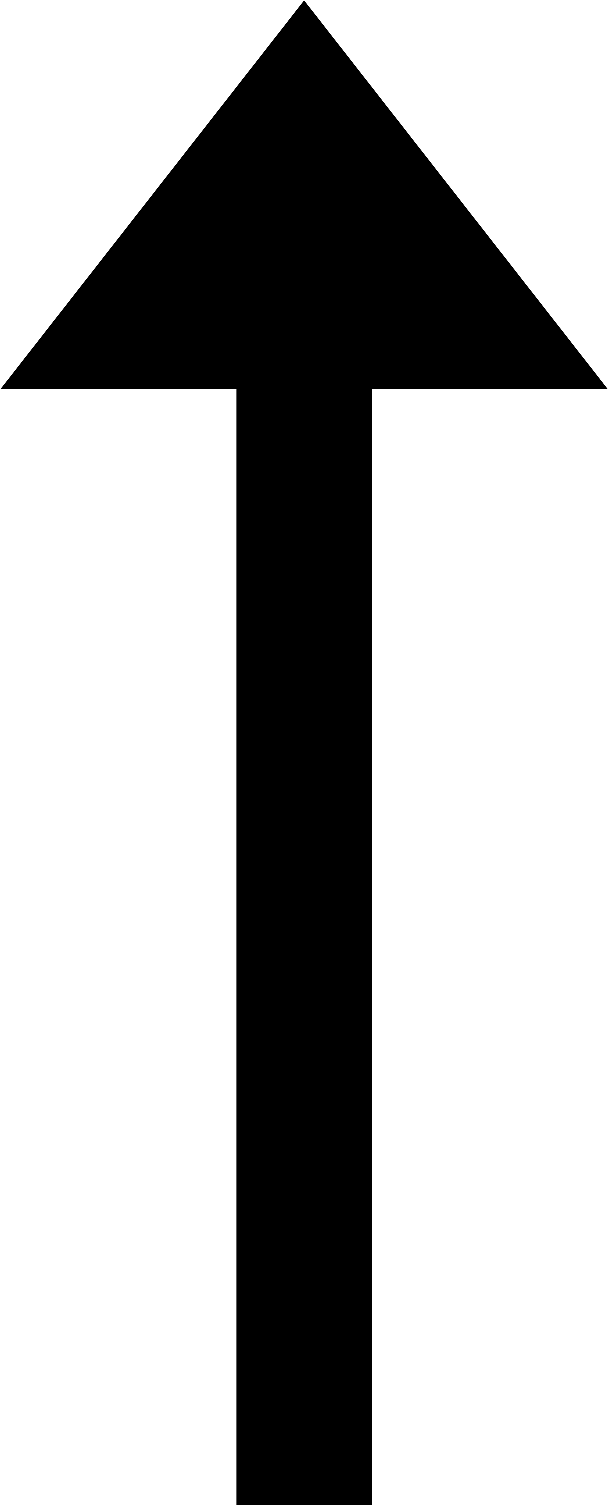 Open - Arrow Up Png Black (2000x4948), Png Download