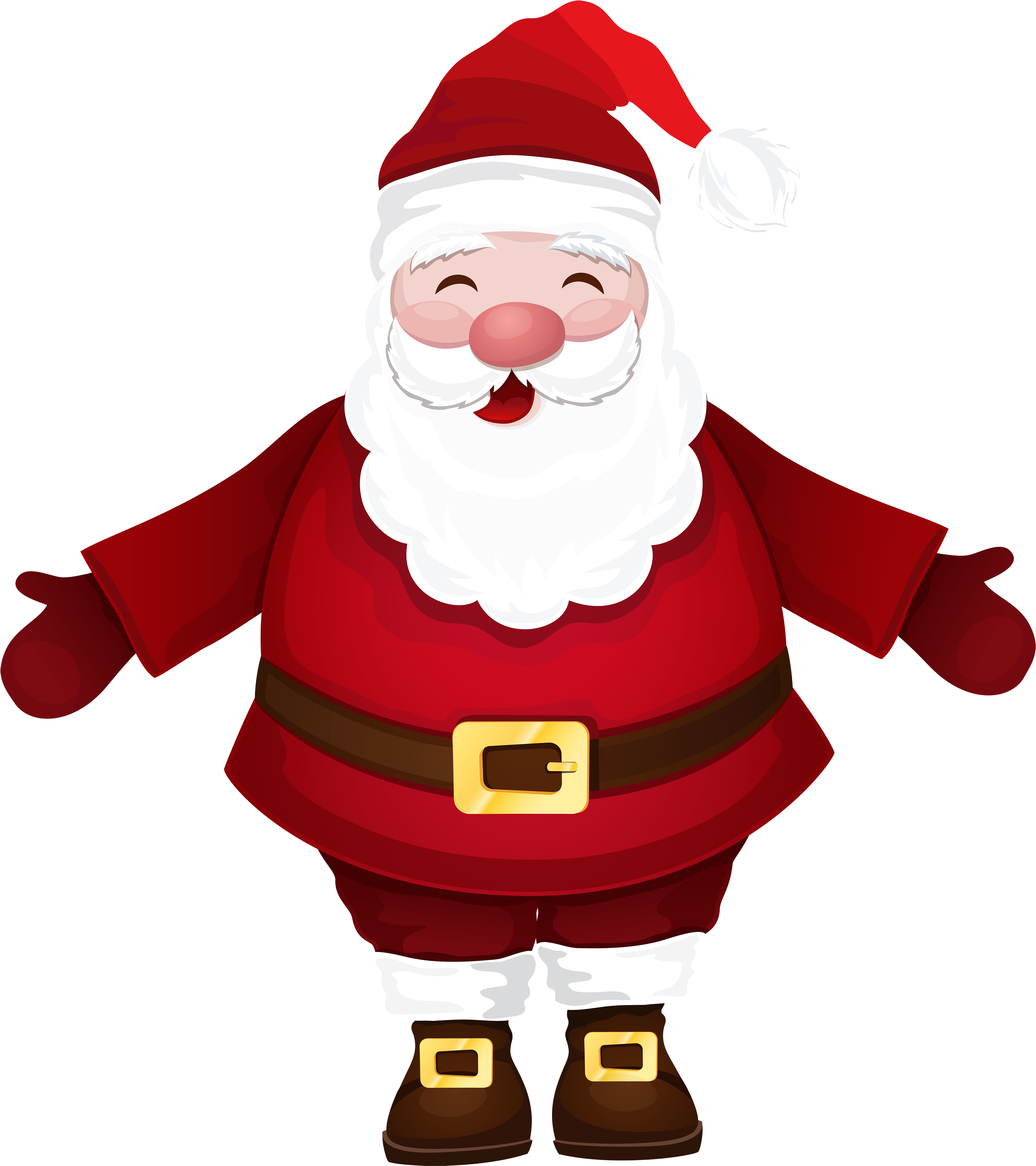 Santa Claus Png Clipart - Santa Claus Clipart Png (3109x3500), Png Download