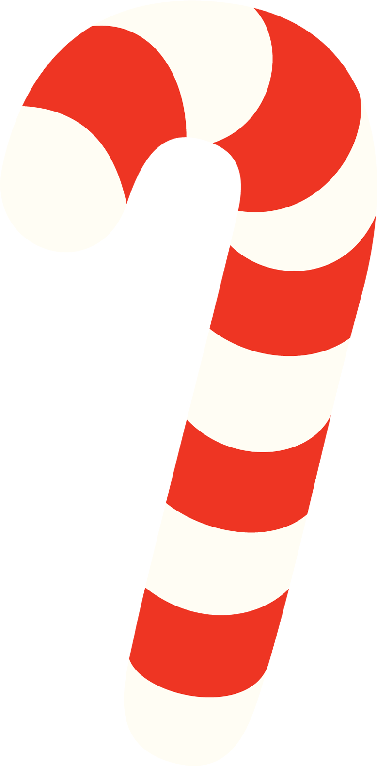 Candy Cane Free To Use Cliparts - Candy Cane Vector Png (900x1650), Png Download