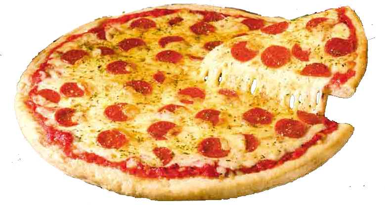 May 20 National Pizza Party Day - Pizza Pie Round Ornament (803x422), Png Download