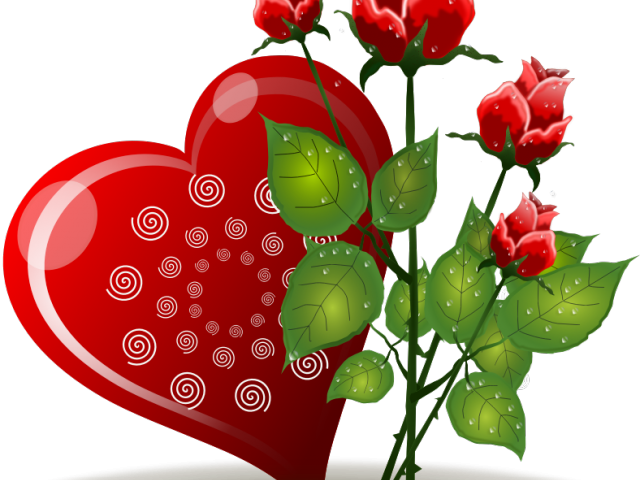 Rainbow Free On Dumielauxepices - Love Kiss Red Rose Flower (640x480), Png Download
